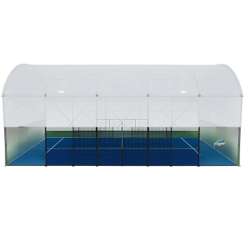 Pista de Pádel con Cortinas Laterales - CP26 | Profesional - Vista completa