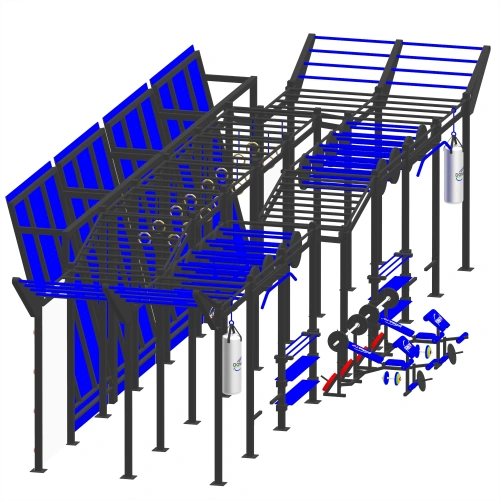 Calisthenics Parkour Struktur - CH19 | Street Workout - Vorderansicht