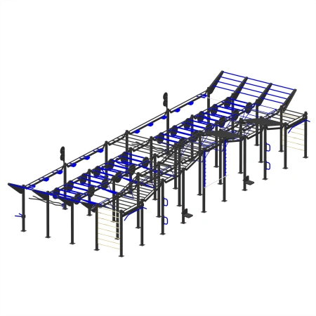 Estructura de calistenia galvanizada en caliente - CH20 | Exterior - Vista total