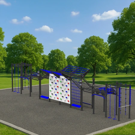 Struttura Calisthenics Outdoor - CH21 | Functional Training - Visuale all'Aperto