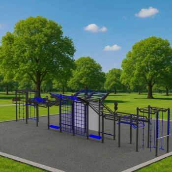 Outdoor Calisthenics Frame - CH21 | Functional Training - Full View 2