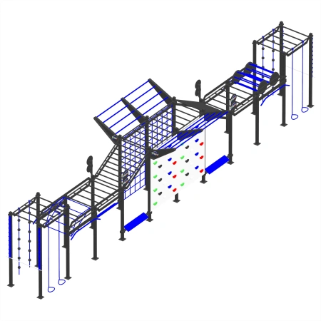 Struttura Calisthenics Outdoor - CH21 | Functional Training - Visuale Totale