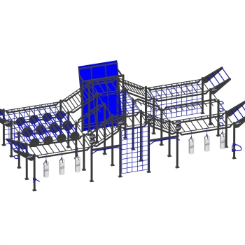 Calisthenics Climbing Frame - CH22 | Outdoor Park - Full View