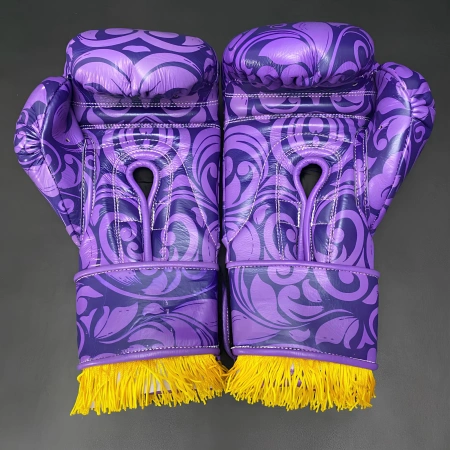 Gants de boxe à la mexicaine - GB29 | Professionnel - Vue de la paume avec arrière-plan