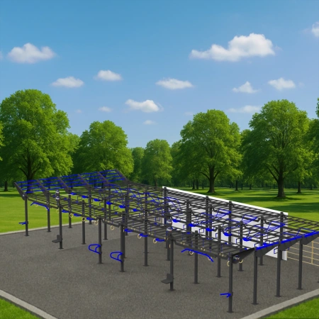 Struttura Calisthenics con Corsie Parallele - CH23 | Outdoor - Utilizzo