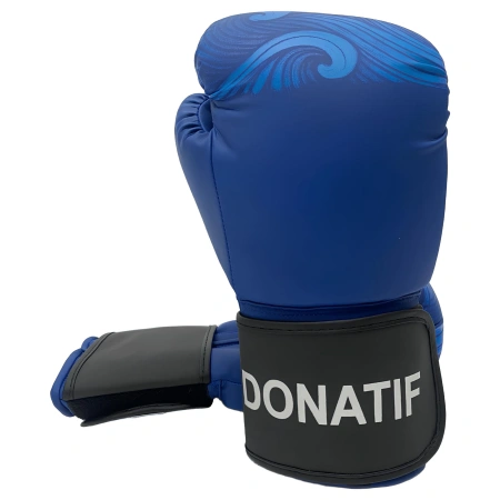 GB24 Guantes de boxeo acolchados de 4 capas | Profesional - Vista completa Guantes reales