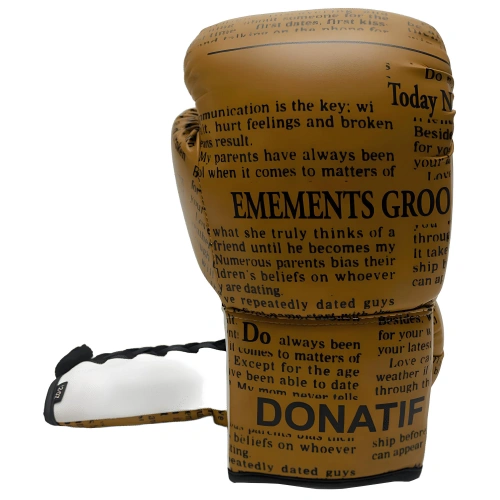 Vintage Style Boxing Gloves - GB20 | Professional - Full Real View