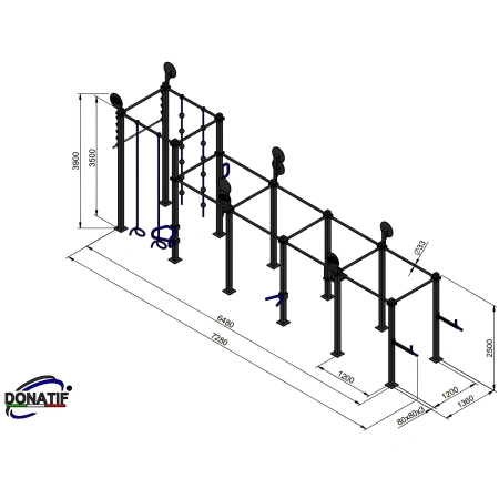 Struttura Calisthenics - CH8 | Professionale