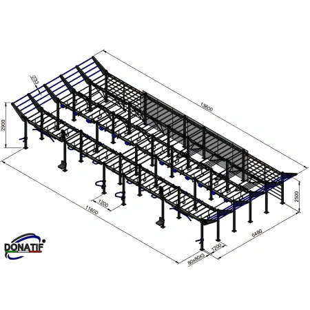 Struttura Calisthenics con Corsie Parallele - CH23 | Outdoor - Misure