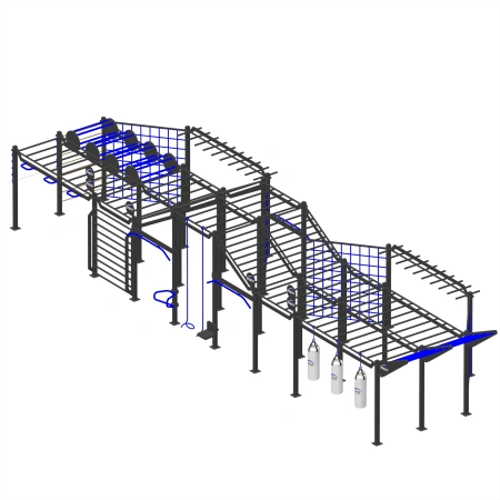 Marco de entrenamiento militar - CH24 | Street Workout - Vista completa