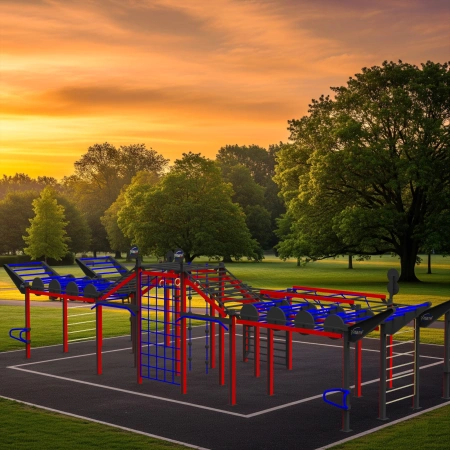 Struttura Calisthenics con Illuminazione - CH27 | Outdoor - Visuale all'Aperto