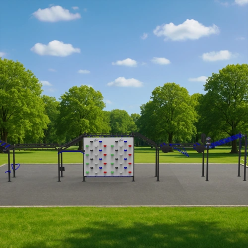 Struttura Calisthenics Percorso Ninja OCR - CH31 | Outdoor - Visuale all'Aperto