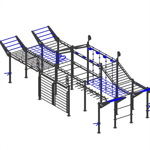 Structure de gymnastique suédoise adaptable - CH32 | Street Workout - Vue d’ensemble
