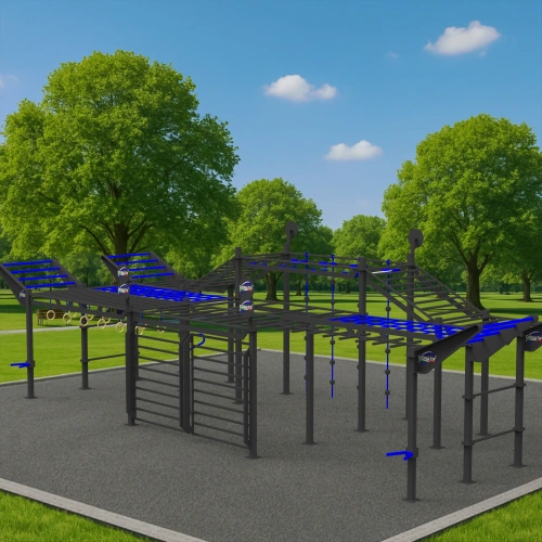 Struttura Calisthenics Adattabile - CH32 | Street Workout - Visuale all'Aperto
