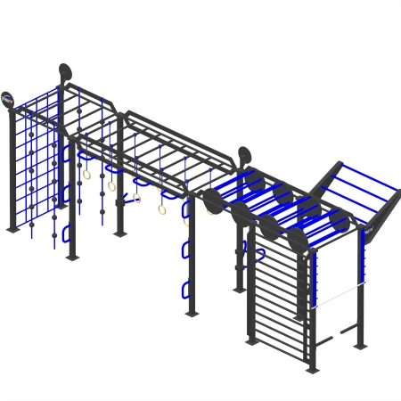 Struttura Calisthenics OCR Park - CH33 | Functional Training - Visuale Completa