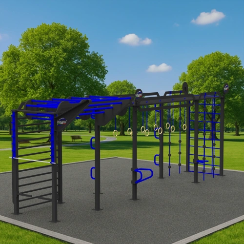 Struttura Calisthenics OCR Park - CH33 | Functional Training - Visuale all'Aperto