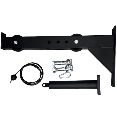 Sistema de poleas con cable de polea | Accesorio de rack - Vista completa