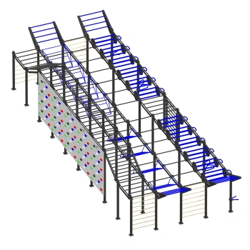 Calisthenics Climbing Frame - CH34 | Professional - Full View