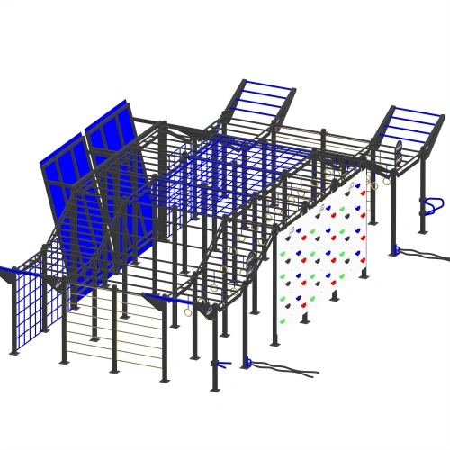 Gymnastique suédoise Structure Full Path - CH35 | Extérieur - Vue de face