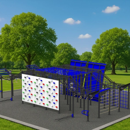 Gymnastique suédoise Structure Full Path - CH35 | Extérieur - Utilisation