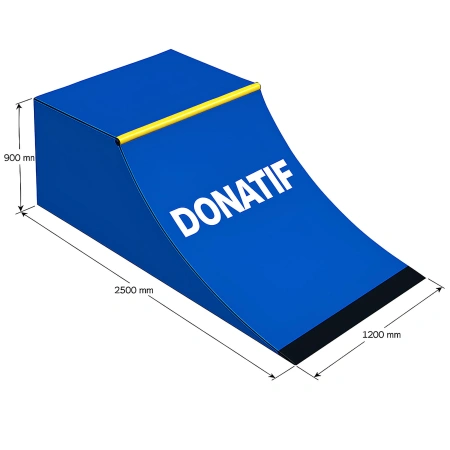 Skateboard Rampe Design Italienisch - RMP3 | Skatepark - Maße