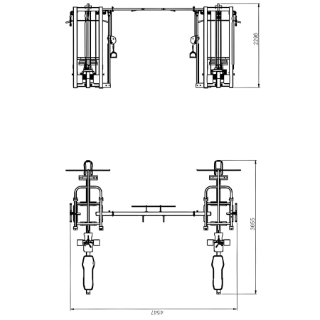 Jungle Machine - J300 | Professional - Customizable - Visual Measurements