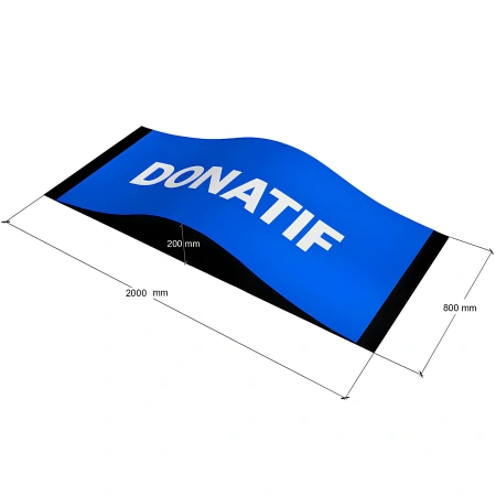 Rampa da Skateboard Outdoor - RMP6 | Professionale - Misure