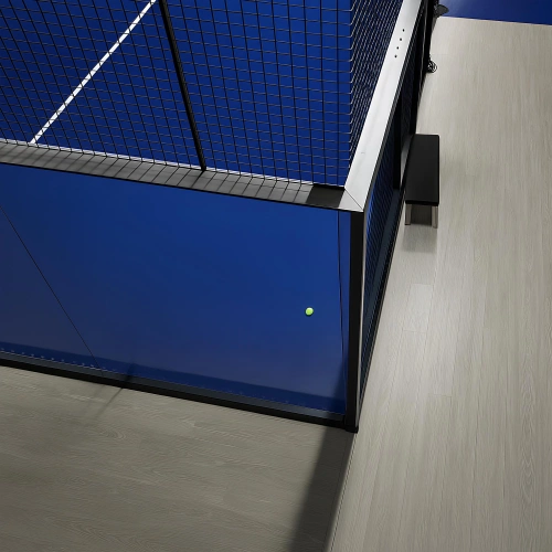 Gazon synthétique pour terrain de padel - CP70 | Formation - Vue complète sur le terrain