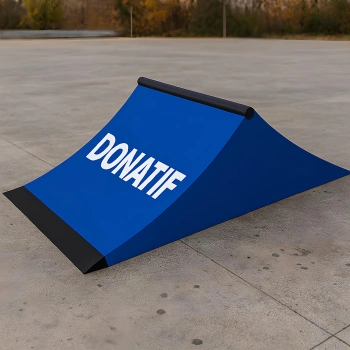 Curved Skateboard Ramp - RMP10 | Professional - Full View 2