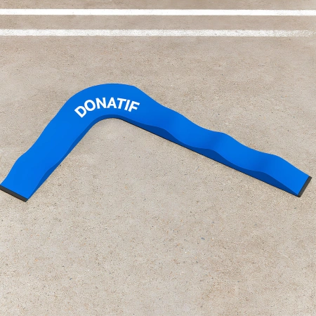 Rampe de skateboard en forme de L - RMP15 | Professionnel - Utilisation