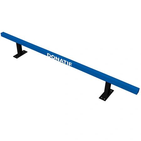 Square Skateboard Rail - RMP18 | Professional - Full View
