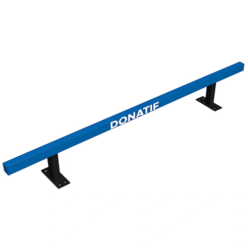 Rail de skateboard carré - RMP18 | Professionnel - Vue latérale
