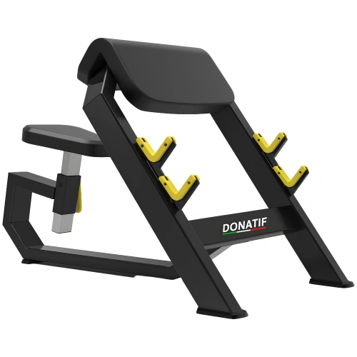 Curl de predicador sentado - FMT | Personalizable - Vista completa