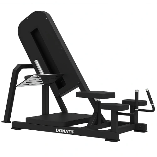 Máquina de entrenamiento de glúteos - RFA | Personalizable - Vista lateral