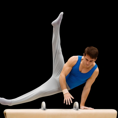 Cheval poney réglable avec poignées - GA25 | Approuvé par la FIG - Exercices en vue complète