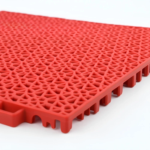 Piastra ad Incastro per Calcio - Spessore 1,5 cm | Outdoor - Piastra Rossa