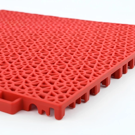 Piastra ad Incastro per Calcio - Spessore 1,5 cm | Outdoor - Piastra Rossa