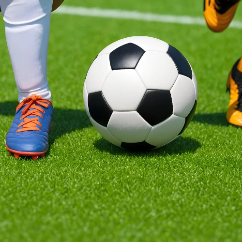 Césped sintético sin relleno - 25 mm | Fútbol sala y al aire libre - Vista del juego