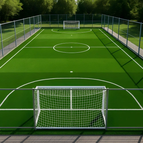 Césped sintético sin relleno - 30 mm | Fútbol sala y al aire libre - Vista completa