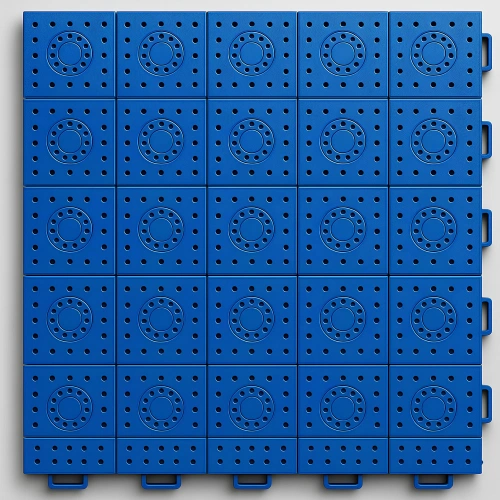 Interlocking Plate for Basketball - Thickness 1.3 cm | Outdoor - Blue Plate