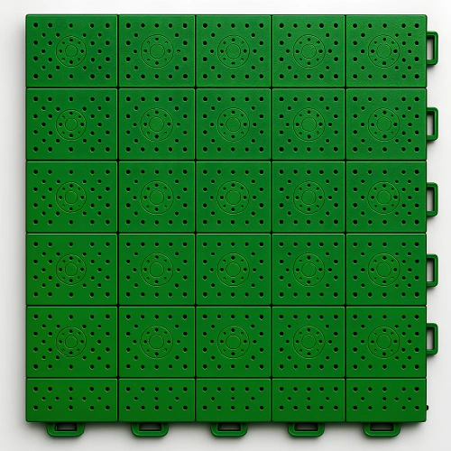 Placa de enclavamiento para baloncesto - Espesor 1,7 cm | Exterior - Plato Verde