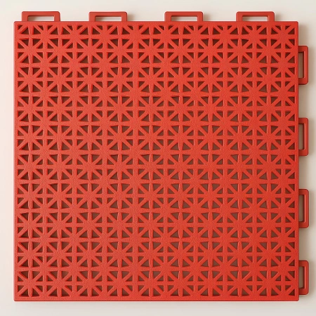 Interlocking Plate for Outdoor Volleyball | Thickness 1.5 cm - Front View