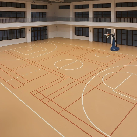 Pavimento in PVC per Basket - Spessore 6 mm | Indoor