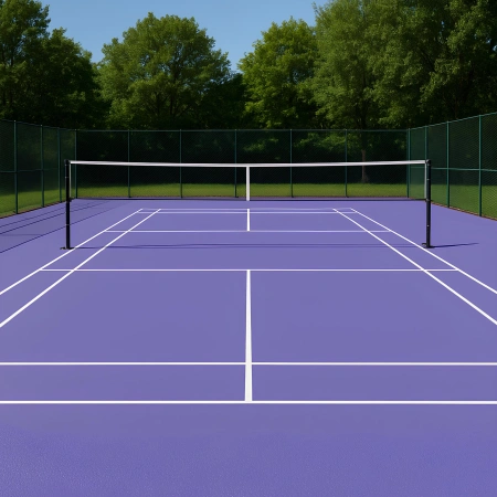 PVC-Badmintonboden - 4,5 mm Stärke | Außenbereich - Field View