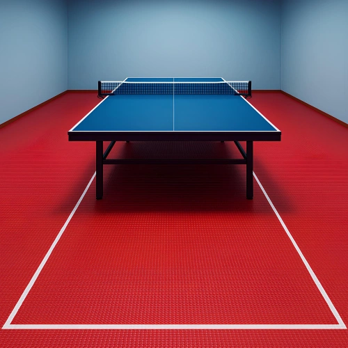 PVC-Boden für Tischtennis - 6 mm stark | Indoor - Vollansicht