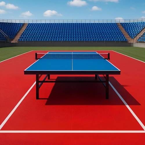 PVC Floor for Table Tennis - Thickness 4.5 mm | Outdoor - Field View