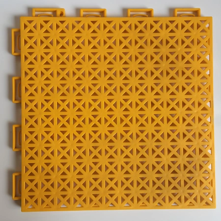 Interlocking Hockey Plate - Thickness 1.25 cm | Outdoor - Yellow