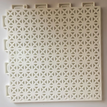 Interlocking Hockey Plate - Thickness 1.25 cm | Outdoor - White