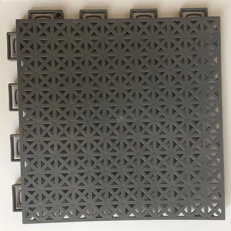 Placa de hockey entrelazada - Grosor 1,25 cm | Exterior - Gris