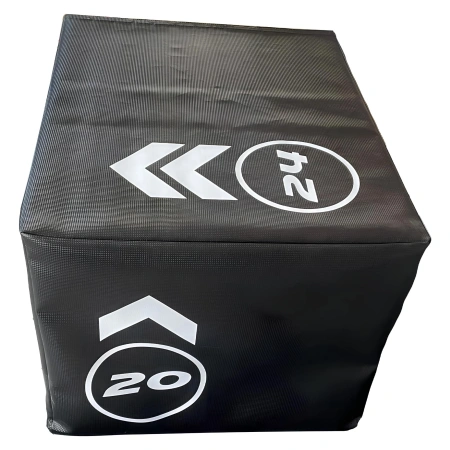 Plyo Box Jump - Plyometrisch | Professionelles Fitnessstudio - Seitenansicht